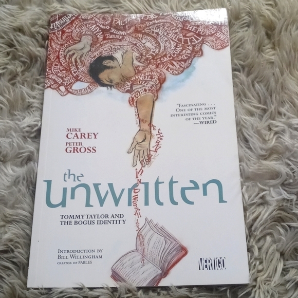 vertigo comics Other - Unwritten comic by Tommy Taylor and the bogus identity